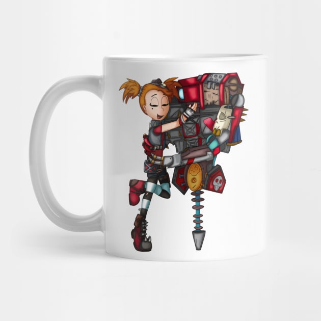 BL3 Gaige and Deathtrap by CaptainShivers